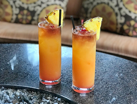 Happy hour drinks at Moray's