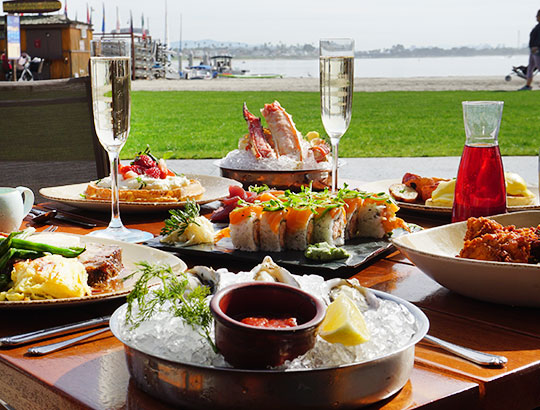 Brunch on Mission Bay San Diego