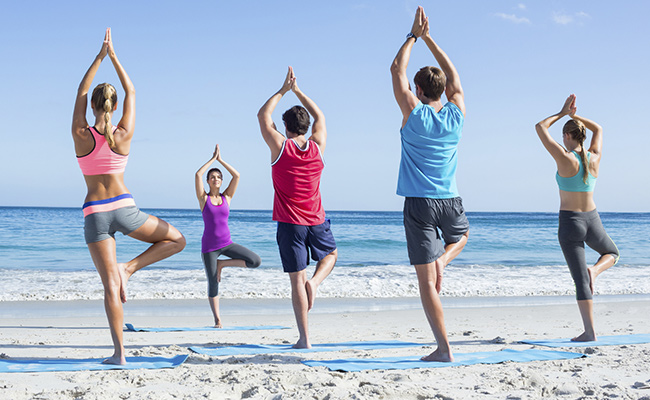 Yoga at the Beach