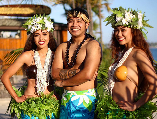 Polynesian Dancers at the Catamaran Resort Hotel and Spa