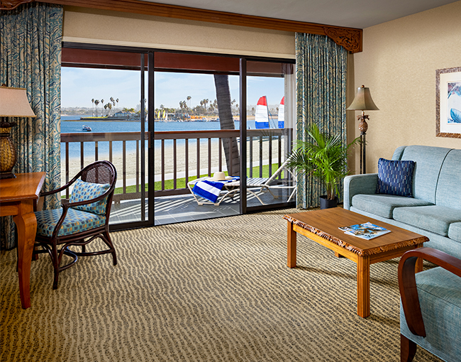 Bayfront suite overlooking Mission Bay, San Diego
