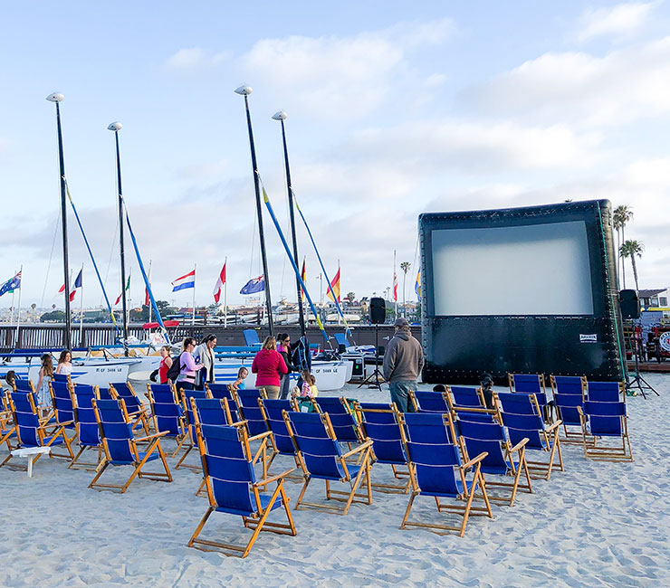 Movies on the Bay at the Catamaran Resort Hotel, San Diego