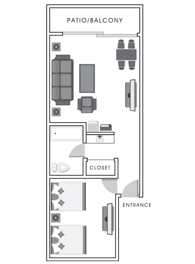 Bay Front Suite Map