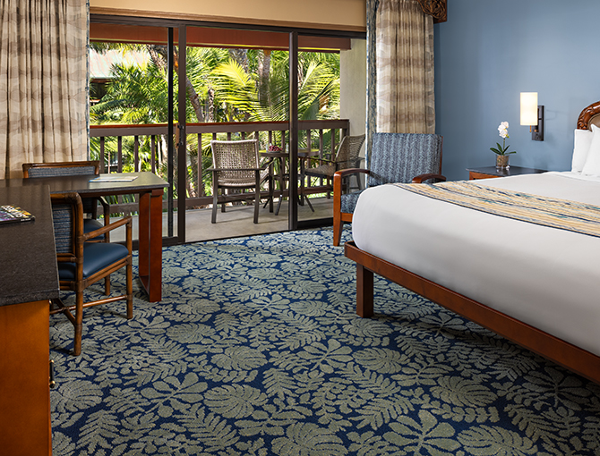 Resort room with King bed on second floor