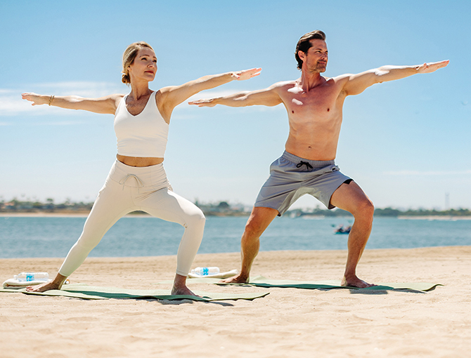 Yoga on the Bay at The Catamaran Spa
