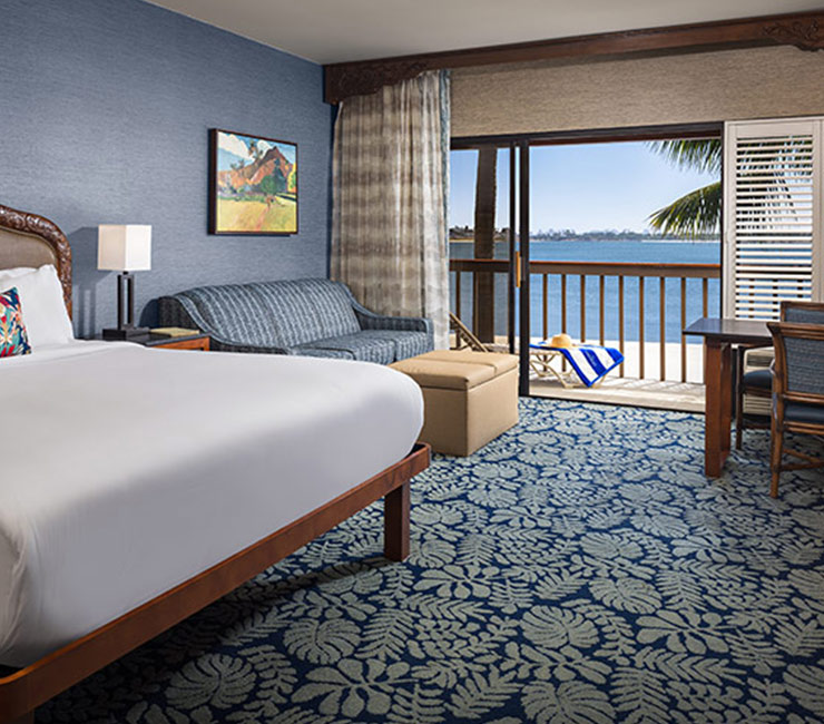 View of Mission Bay from the Catamaran Resort Hotel and Spa