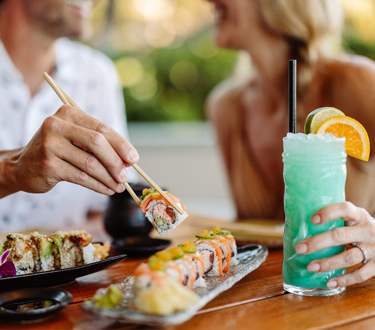 Outdoor dining at Oceana Coastal Kitchen